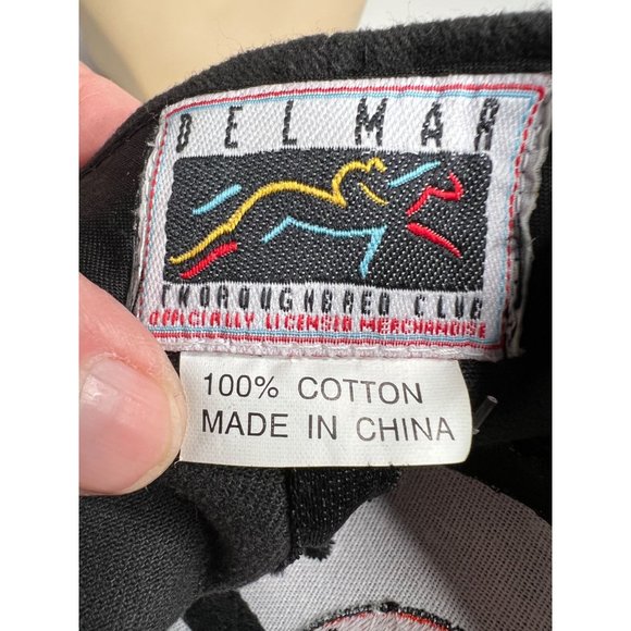 Delmar Racetrack 2000 Cap  OS Adjustable Black, Red   Cotton - Picture 4 of 16